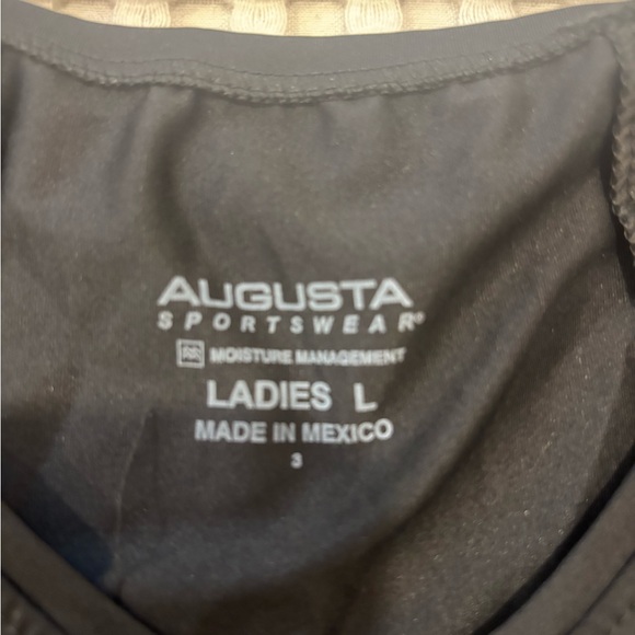 AUGUSTA SPORTSWEAR Dance Team/Cheer Black Crop Top 💚SALE 3/$25 - Picture 3 of 3